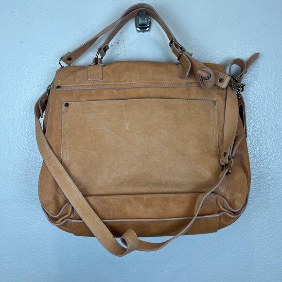 PROENZA SCHOULER "PS1 Large" satchel in a Tan leather Crossbody Strap - Picture 10 of 15
